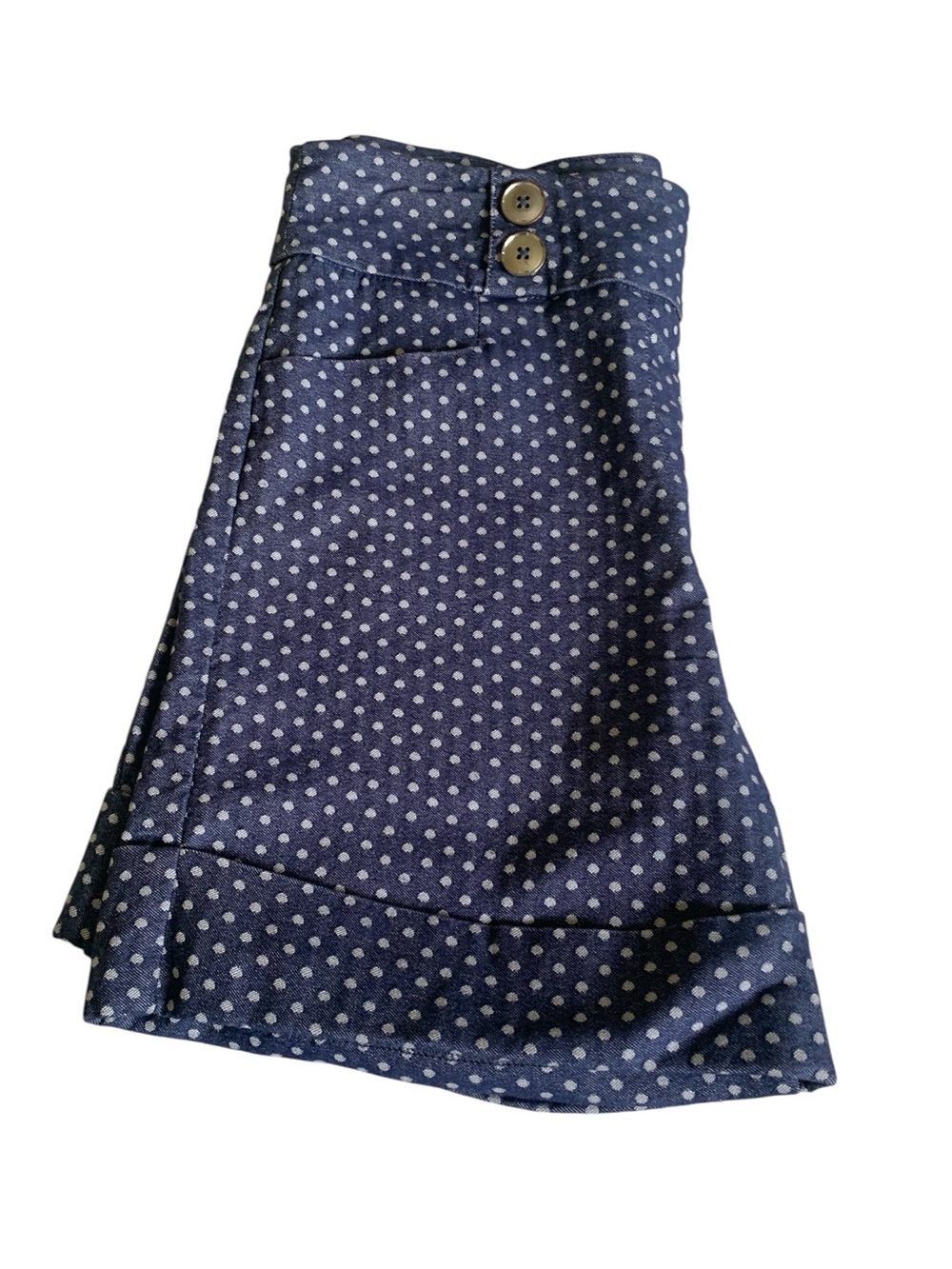 Rekucci Polka Dot Navy Women's Shorts - Picture 3 of 9
